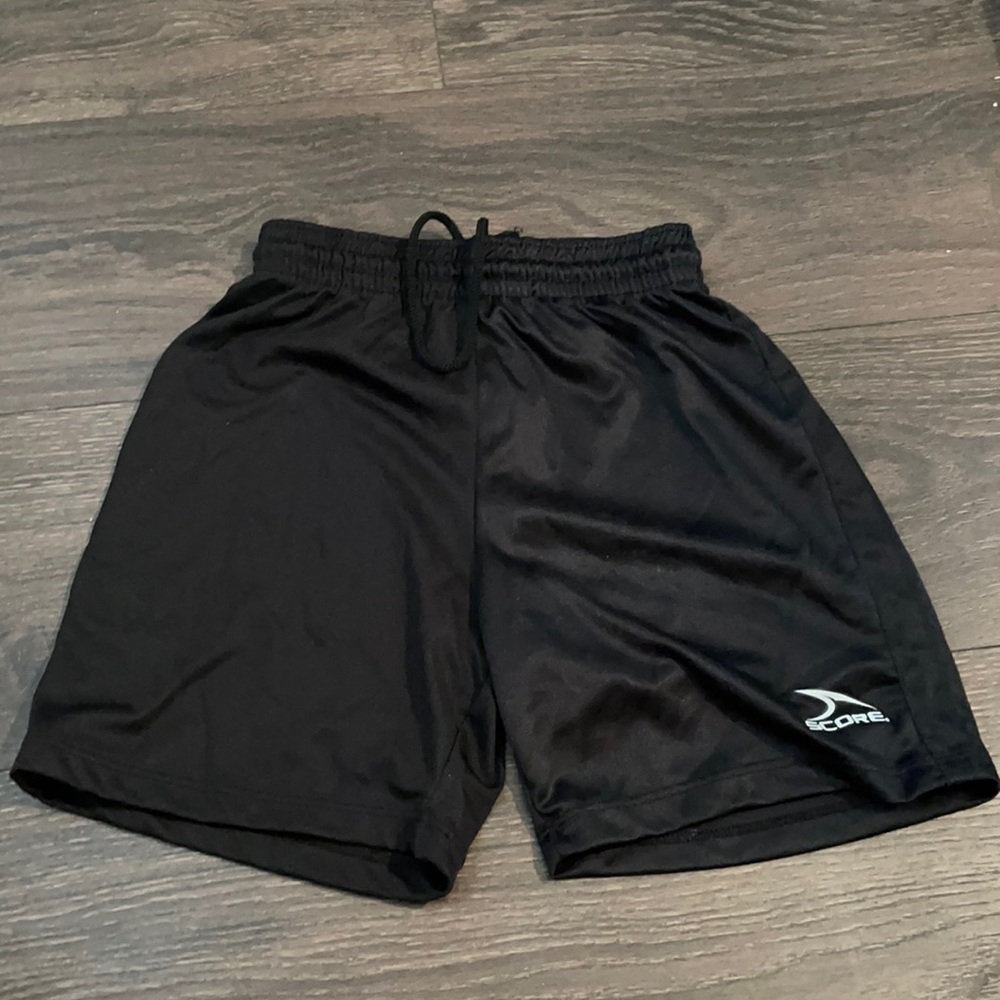 Little Boys Black Active Shorts